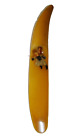 Antique Celluloid Letter Opener  Figural Middle Eastern Man On Pencil In Horn