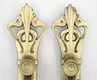 Pair Of Antique 12 5 In  Art Nouveau Bronze Door Pulls