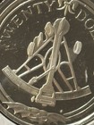 1985 British Virgin Islands  20 Silver Proof Coin  5677 Oz Sextant