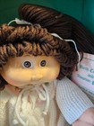 Vintage Cabbage Patch Kids 1985 Girl Doll Curly Brown Hair brown Eyes Nib