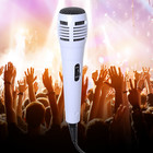 Karaoke Machine 3 5 Mm  1 8 In  Trs Microphone  white  Low Noise Cabel 9 Feet