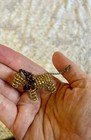 Miniature Handmade Beaded Wire Lion Figurine