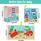 Soft Baby Books 6pcs  Soft Cloth Books  Bath Books  Crinkle Washable  For Kids