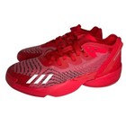 Adidas Men s Sm D o n  Issue 4 Badged Leather Basketball Red White Size 14 New