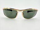 Vintage Bausch   Lomb B l Ray Ban Usa Olympian I Dlx L0255 Gold Frame J178