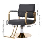 Beauty Salon Chair Barber Chair For Hair Stylist With Hydraulic Pump   Footrest
