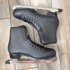 Vintage American Rocket Insulated Figure Skates Men s Sz 10 Black Style 552 New