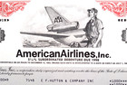American Airlines Stock Bond Certificate 1981   Payable To E f  Hutton