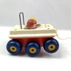 Bouncing Buggy By Fisher Price Vintage Toddler s Pull Toy Racing Car 1973
