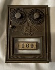 Vintage U s  Post Office Box Corbin Eagle Double Dials Combo Circa 1920 s  169
