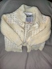 Vtg Yellow Childwise Cardigan And Pants With Feet 1970s Excellent Up To 6mo 