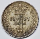 1837 Great Britain William Iii Maundy 4p Fourpence