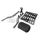 Rear Sissy Bar Backrest Pad W luggage Rack Fit Can Am Spyder F3 F3-s F3-t 15-25