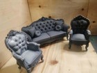 Living Room Set 1 12 Scale - Dollhouse Furniture For Painting  Craft And Display