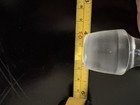 Vintage Blown Teardrop Glass Decanter Bottle Stopper Only Bubble Inside