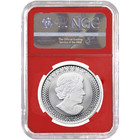 2019 Modified Proof  5 Silver Canadian Maple Leaf Ngc Pf70 Er Flags Label Red   