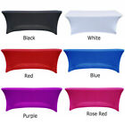 Spandex Fitted Table Cover Rectangular Stretch Tablecloth For Wedding Party