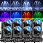 10x 150w 18prism Rgbw Stage Light Led Spot Moving Head Dmx Disco Dj Gobo Light