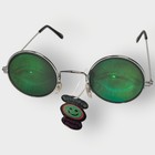 Holographic Wide Human Eyes Sunglasses Glasses Vintage 1990   s Halloween Costume
