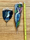 Hand Painted Feather   Arts   Crafts  South American Birds