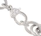 Judith Ripka Verona Sterling Silver Rolo Bracelet 7-1 2 l