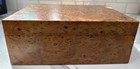 Exquisite Savinelli Italian 1876 Cigar Humidor With Burlwood