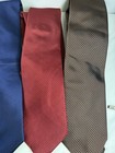 Lot Of 7 Vintage Designer Silk Ties Armani  Yves St Larent And More