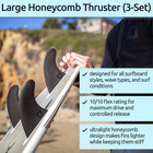 Honeycomb Fiberglass Performance Surf Fins     Fits Futures Single Tab - Ride As T