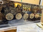 Set Monedas 20 Pesos Mundial 2026 World Cup Coins Display Holder