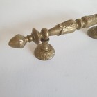 Vintage   Antique  Ornate Heavy Brass Door Handle   Drawer Pull - 21 5cm Wide