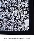 Diy Coloring Blanket 50x60 With 24 Washable Color Pens For Kids Adult Home Decor