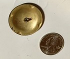 Antique French Button Champleve Enamel Chinoiserie Style Wire Shank