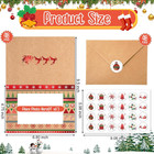 48 Sets Christmas Photo Cards With Envelopes Stickers Holiday Picture Frame C   