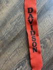 Vintage Harley Davidson Suspenders Spell Out Classic Orange Black Chopper Biker