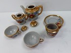 Mini China Tea Set Made In Japan 8 Pieces Girl Tea Pot  Kids Vintage