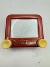 Lot Of 2 Vintage Ohio Art Etch A Sketch Pocket Size Red Travel Toys