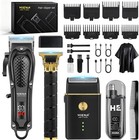 Hair Clipper And Trimmer Set Barber Clippers Set For Men  Professional Kit Beard