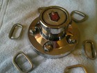  978 Monte Carlo Sport Wheel   Rally Wheel Stainless Trim Inserts   Flat Caps