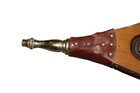 Vintage Wood  Brass  And Leather Fireplace Bellows