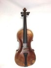Antique Jacobus Stainer Violin   Bow   As Is Condition Tiger Maple Wood Old