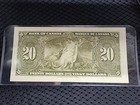 1937 20 Dollar Note Canada Coyne-towers Au 55 Prefix K e
