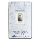 Pamp Suisse 1 Gram Palladium Bar  9995 Fine Palladium - In Assay Card