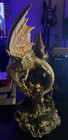 Summit Collection Dragon Castle Skull Gothic Fantasy Figurine Statue