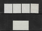 Pakistan Scott  o27-o31 1949-50 Overprinted Officials- Mint Extra Light Hinged