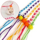 Pet Leash Hamster Rabbit Rope Lead Collar Adjustable Strap Rope Hand Woven