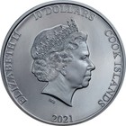 Classic Car Open Roads 2 Oz Black Proof Silver Coin Cook Islands 2021