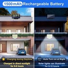 9900000lm Led Solar Lights Outdoor Motion Sensor Security Flood Garden Wall Lamp