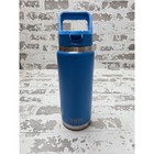 Yeti Rambler 26 Oz Water Bottle Straw Cap Big Wave Blue Stainless Insulated
