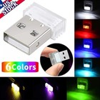 Usb Atmosphere Light Led Mini Colorful Night Light Car Interior Lighting