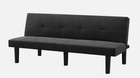 Leumius 70  Futon Sofa Bed modern Faux Suede Convertible Sleeper Sofa Bed With 3